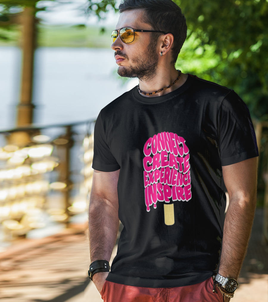 Connect Create Experience Inspire Popsicle T-Shirt