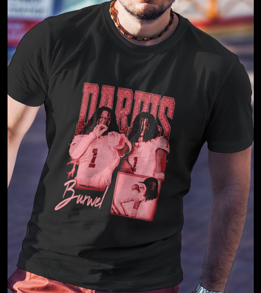 Darius Burwell Football Player Athlete Sports Number 1 T-Shirt