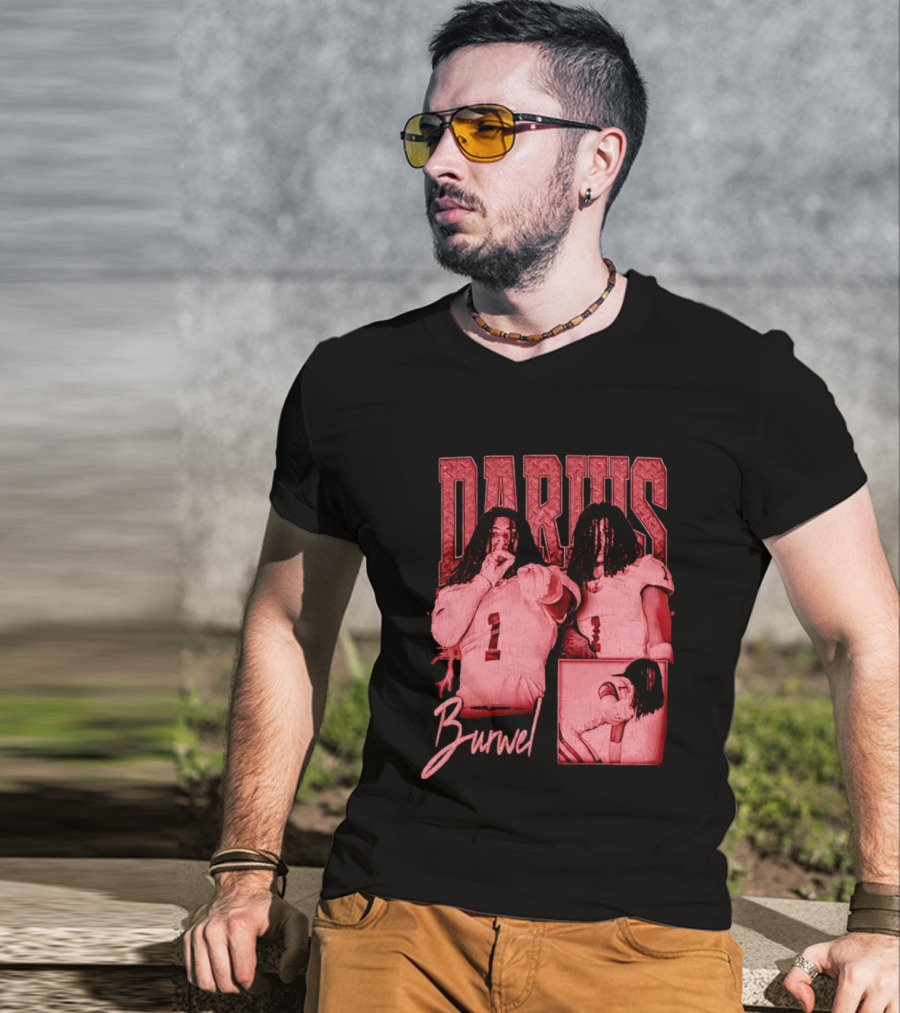 Darius Burwell Football Player Athlete Sports Number 1 T-Shirt