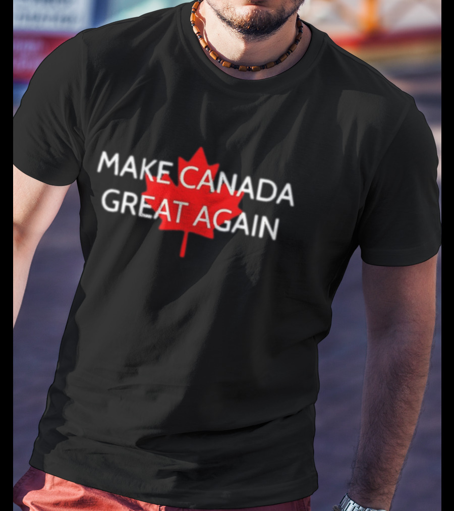 Make Canada Great Again MCGA Red Maple Leaf T-Shirt