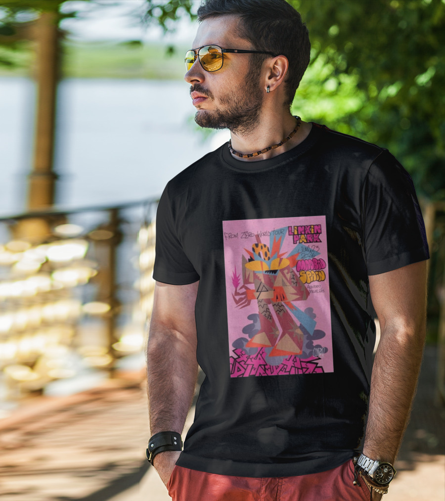 From Zero World Tour Linkin Park June 23 2026 Madrid Spain Auditorio Miguel Ríos T-Shirt