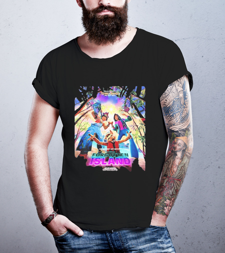 DreamWorks Puss In Boots Forgotten Island No Memory Left Behind In Theaters September 25 2026 T-Shirt