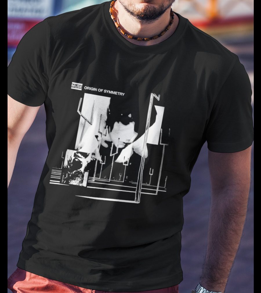 Muse Origin Of Symmetry Album Cover Forks Shadows T-Shirt