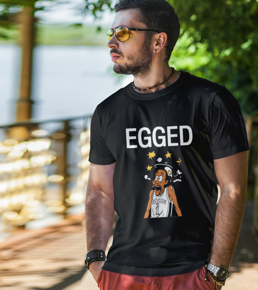 Victor Wembanyama Egged Cartoon Meme San Antonio Spurs Number 1 T-Shirt