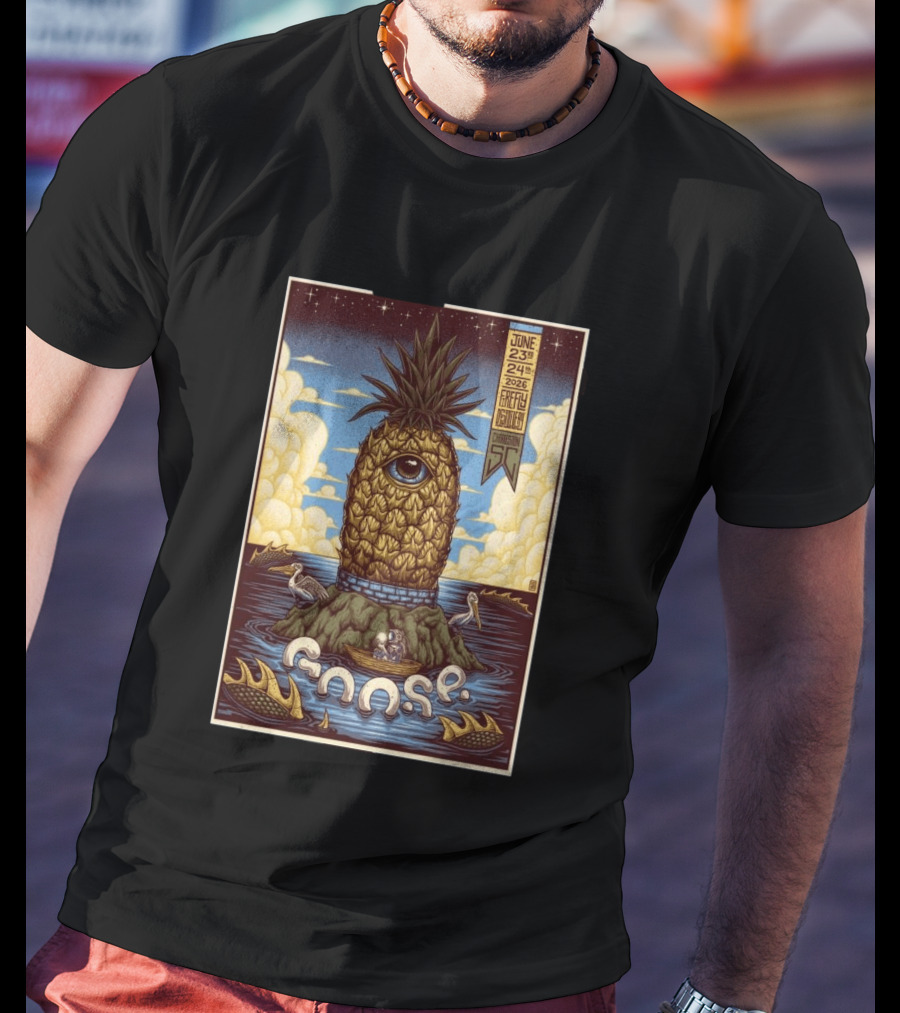 Goose June 23 24 2026 Firefly Distillery North Charleston SC Pineapple Eye Fantasy T-Shirt