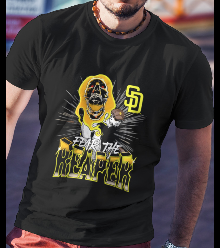 San Diego Padres Fear The Reaper Mason Miller SD Baseball T-Shirt