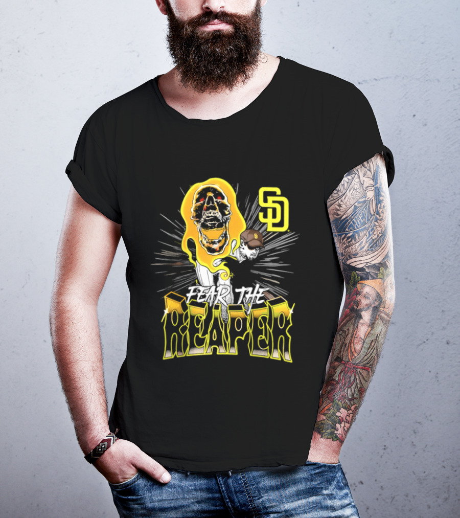 San Diego Padres Fear The Reaper Mason Miller SD Baseball T-Shirt