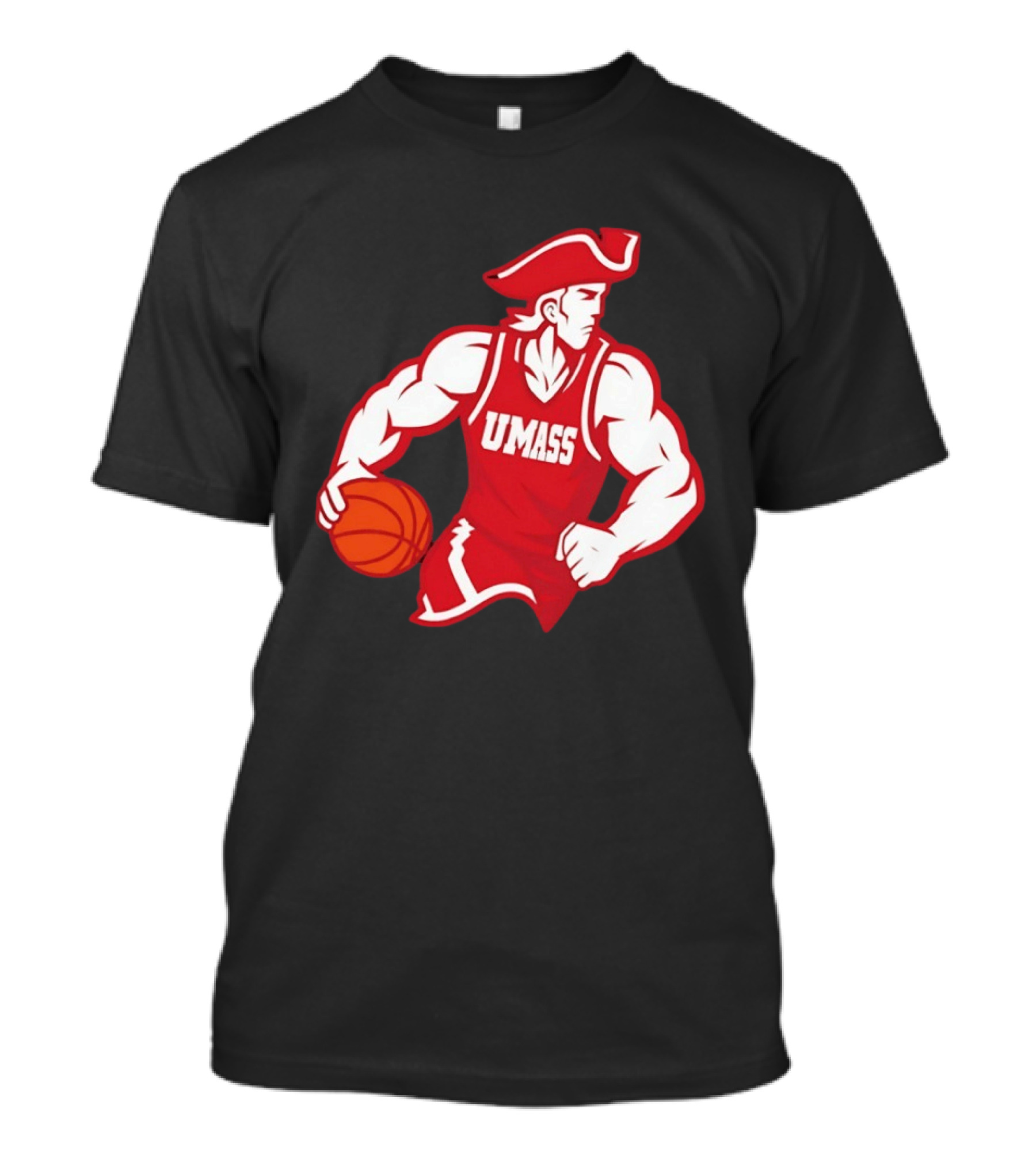 UMass University Of Massachusetts Minuteman Basketball Sam T-Shirt