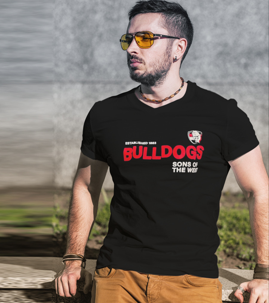 Western Bulldogs Established 1883 Sons Of The West T-Shirt