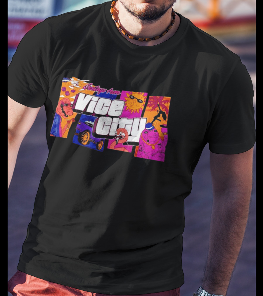 Greetings From Vice City Grand Theft Auto VI GTA 6 Lucia T-Shirt