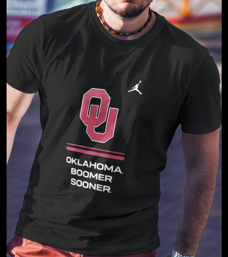 Oklahoma Sooners OU Boomer Jumpman T-Shirt