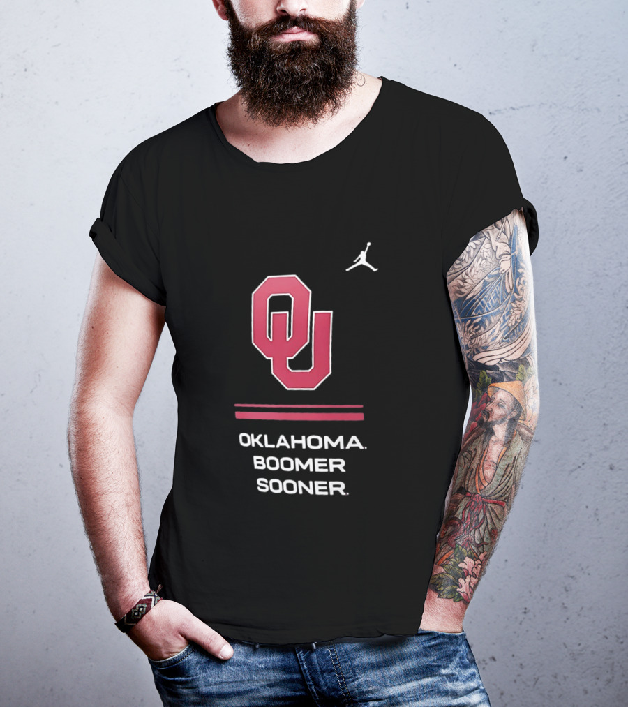 Oklahoma Sooners OU Boomer Jumpman T-Shirt