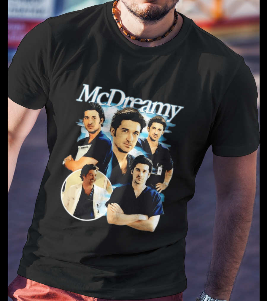 McDreamy Patrick Dempsey Doctor Characters Compilation T-Shirt