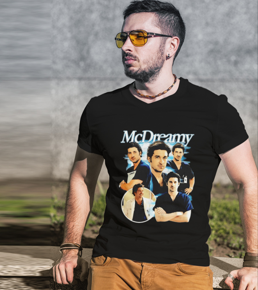 McDreamy Patrick Dempsey Doctor Characters Compilation T-Shirt