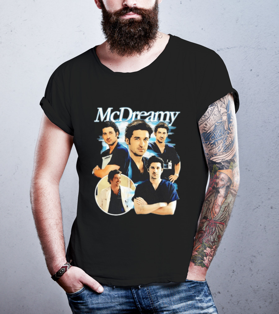McDreamy Patrick Dempsey Doctor Characters Compilation T-Shirt