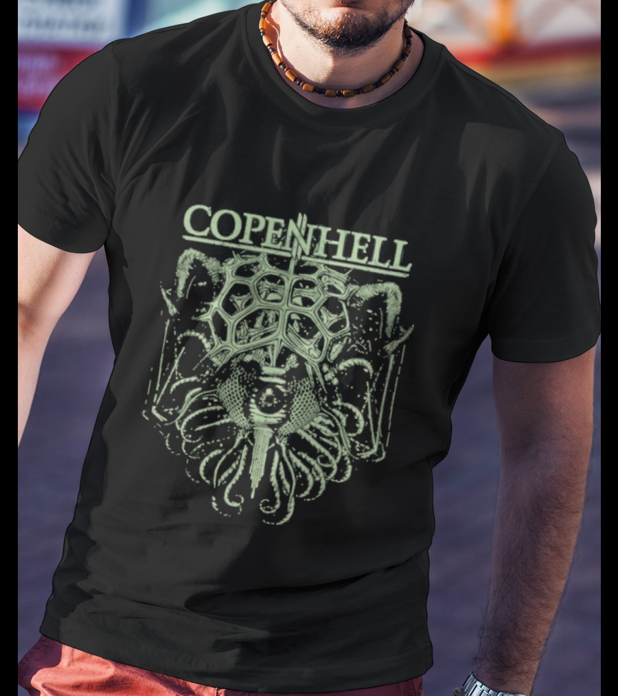 Copenhell Beast Machine Monster Graphic Skull T-Shirt