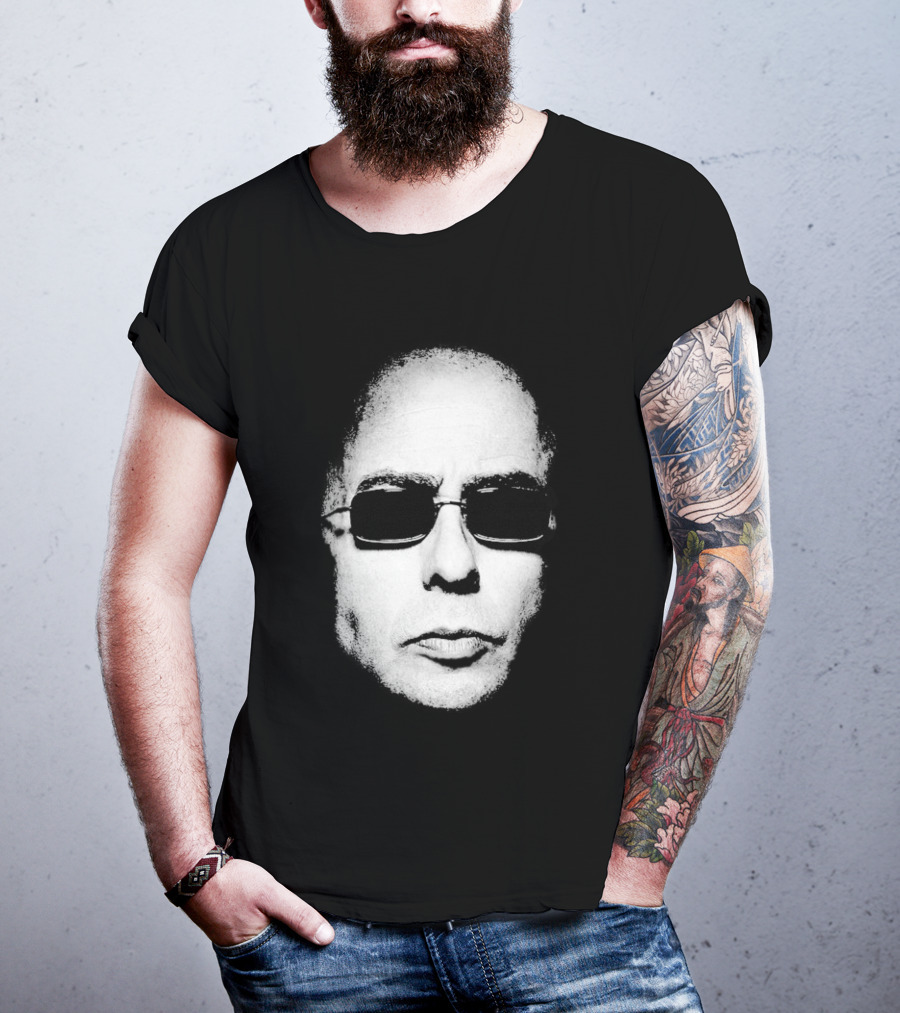 Indio Solari Redonditos De Ricota Bald Sunglasses Face T-Shirt