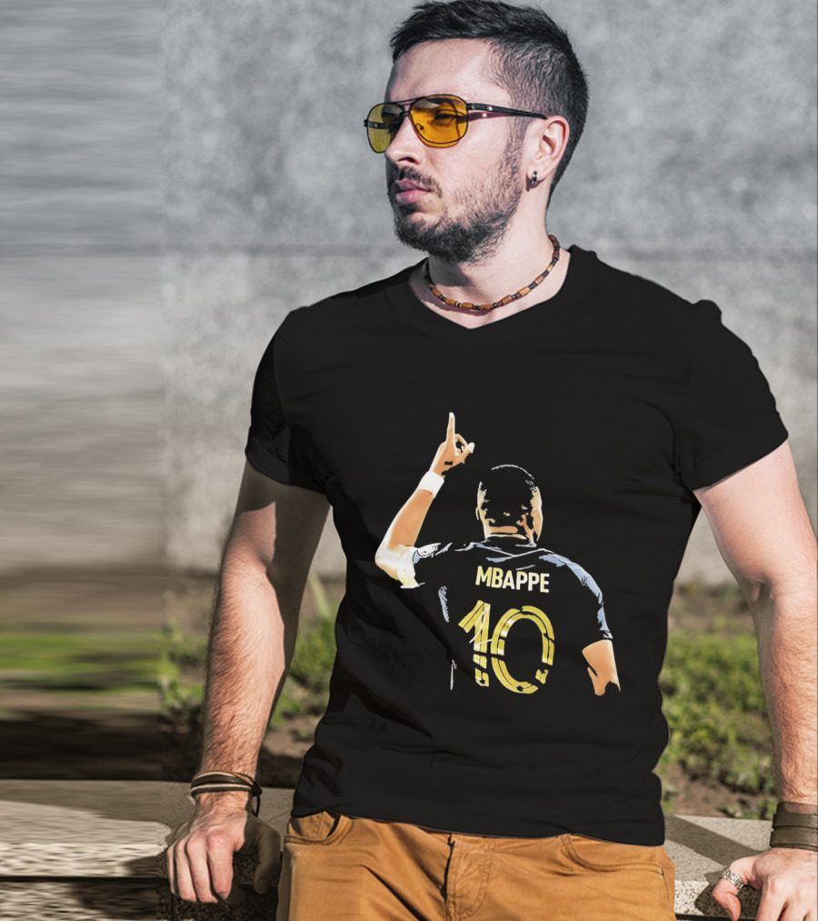 Kylian Mbappe France Number 10 MBAPPE Soccer Football Fan Gear T-Shirt