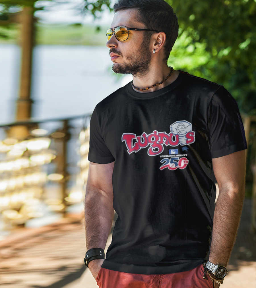 Lansing Lugnuts MiLB Baseball America's 250th Anniversary Celebration T-Shirt