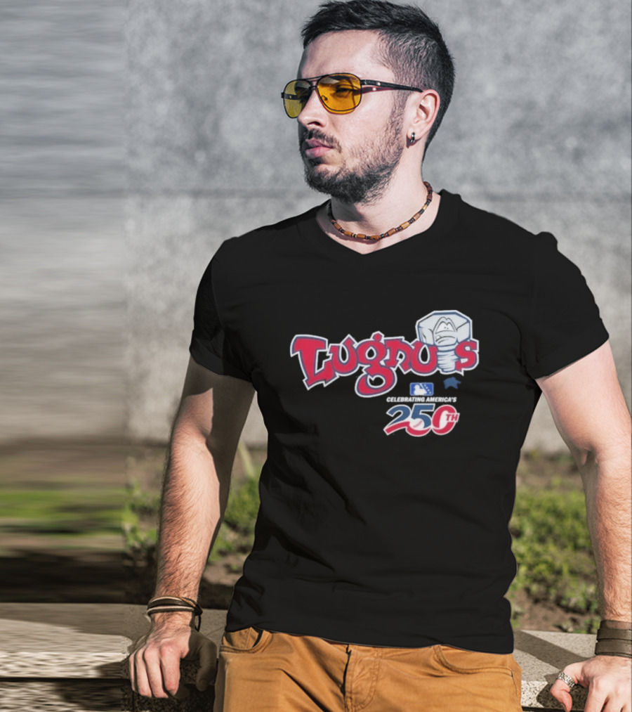 Lansing Lugnuts MiLB Baseball America's 250th Anniversary Celebration T-Shirt