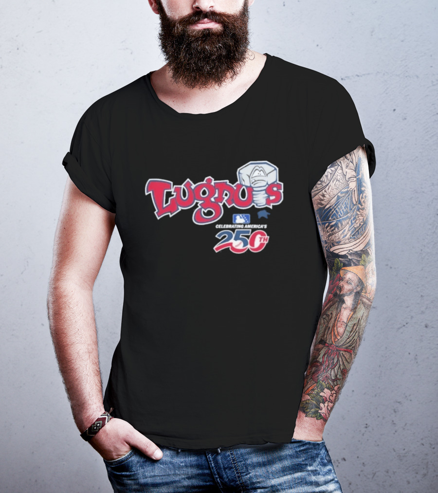 Lansing Lugnuts MiLB Baseball America's 250th Anniversary Celebration T-Shirt