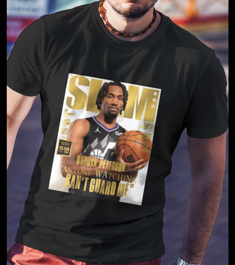 SLAM Gold Darryn Peterson Anyone Ing Can't Guard Me T-Shirt