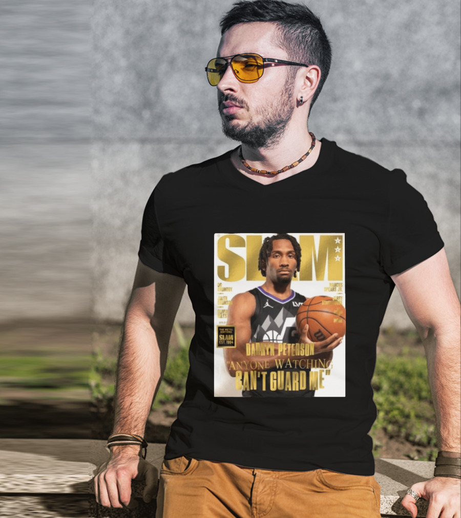 SLAM Gold Darryn Peterson Anyone Ing Can't Guard Me T-Shirt