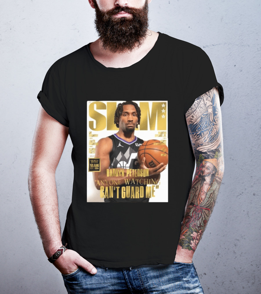 SLAM Gold Darryn Peterson Anyone Ing Can't Guard Me T-Shirt