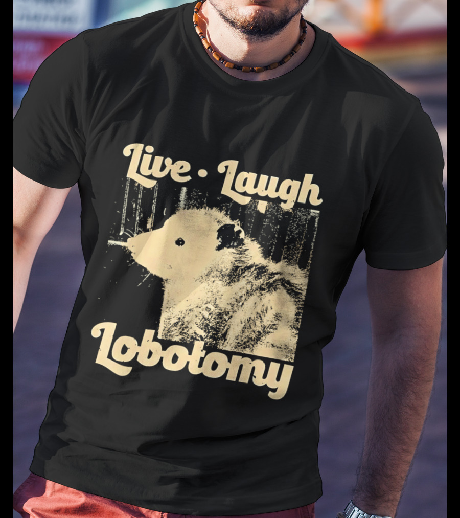 Live Laugh Lobotomy Rat And Brain Surgery Humor T-Shirt