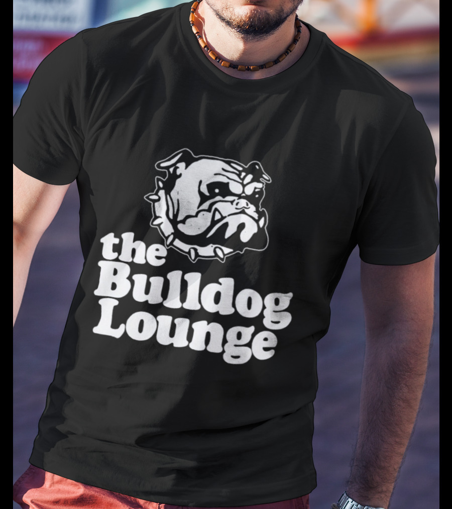 The Bulldog Lounge Dog Lover Bar Pub T-Shirt