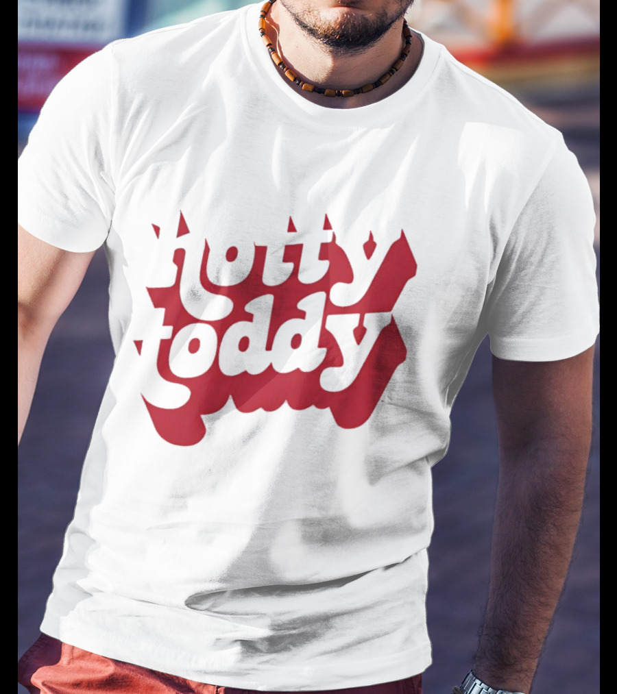 Hotty Toddy Text Art With Distinctive Red Lettering T-Shirt