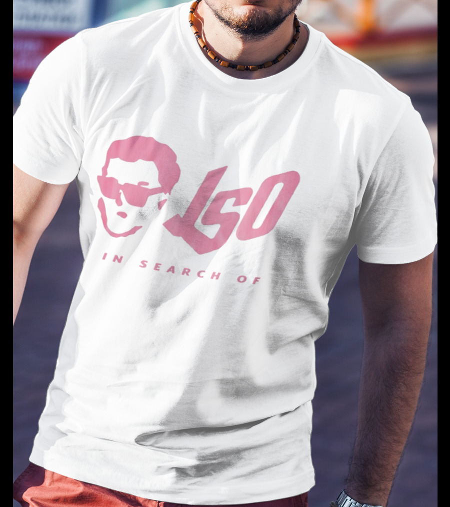 ISO In Search Of Stylized Sunglasses Portrait In Pink T-Shirt