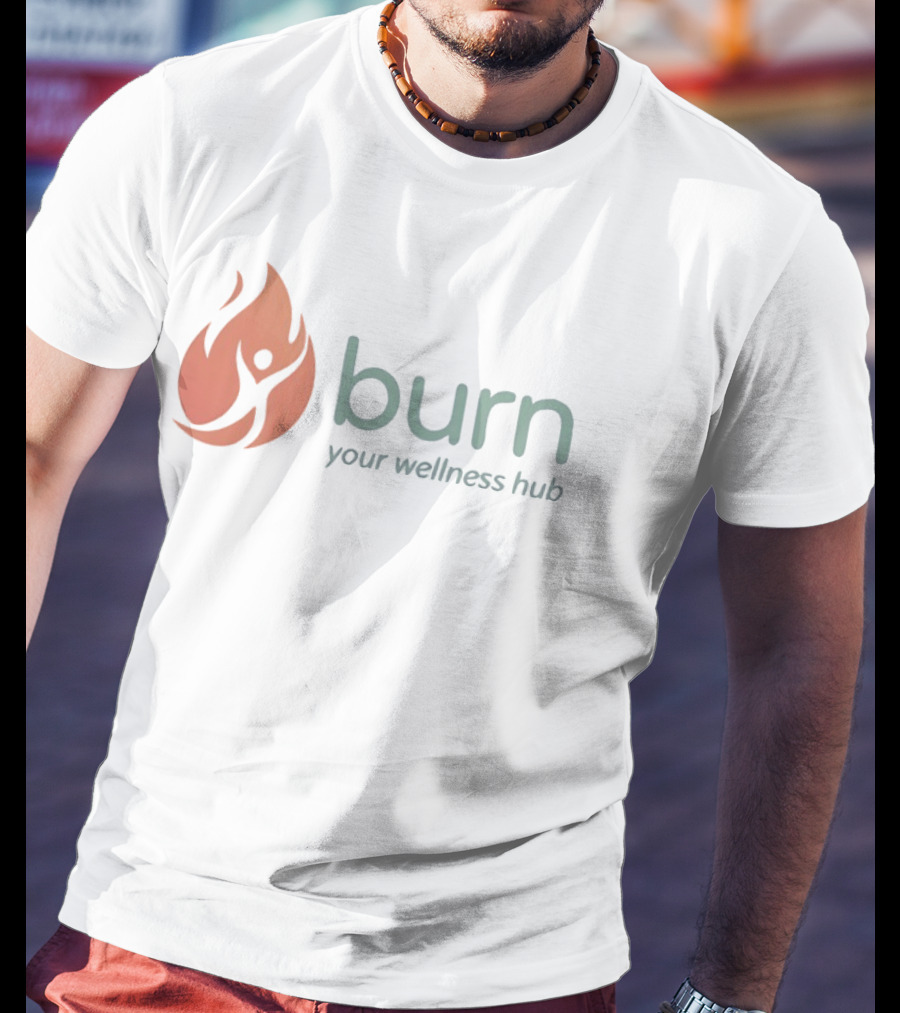 Burn Your Wellness Hub Flame T-Shirt