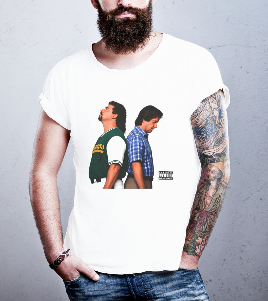 Kenny Powers Stevie Eastbound Bound And Down Parental Advisory Explicit Content T-Shirt