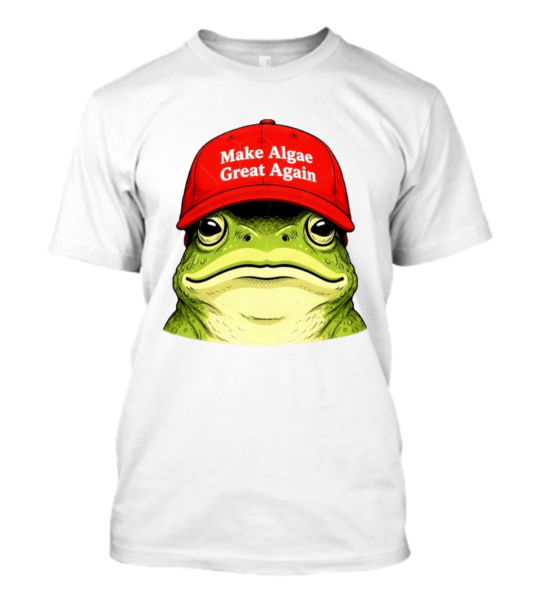 Frog Team Algae Make Algae Great Again Hat Patriotic American Flag 2026 T-Shirt