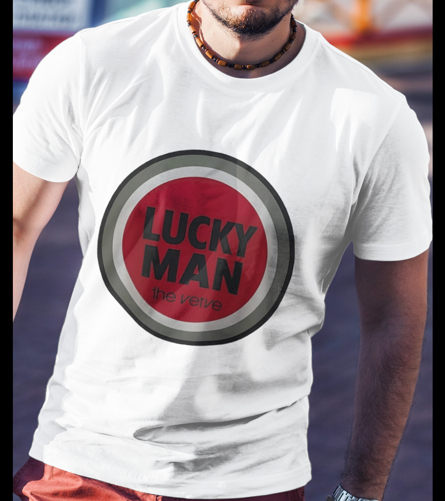 The Verve Lucky Man Red Circle T-Shirt