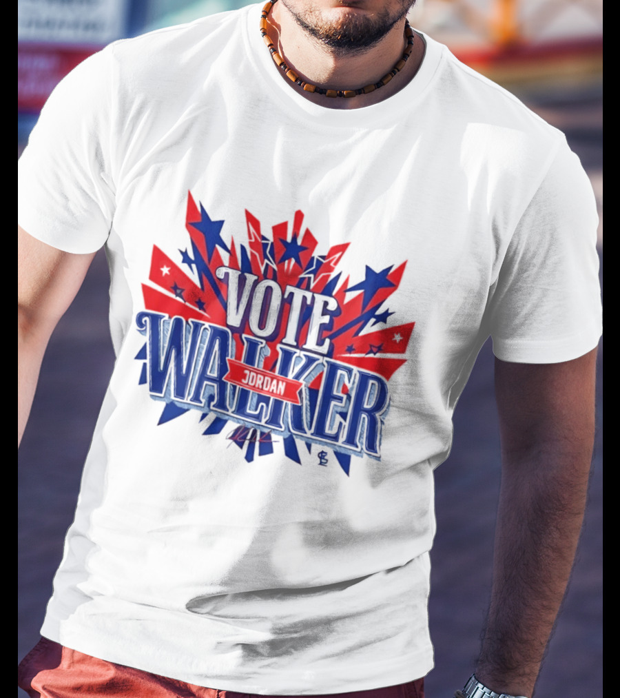 Vote Jordan Walker St Louis Cardinals MLB Stars And Stripes T-Shirt