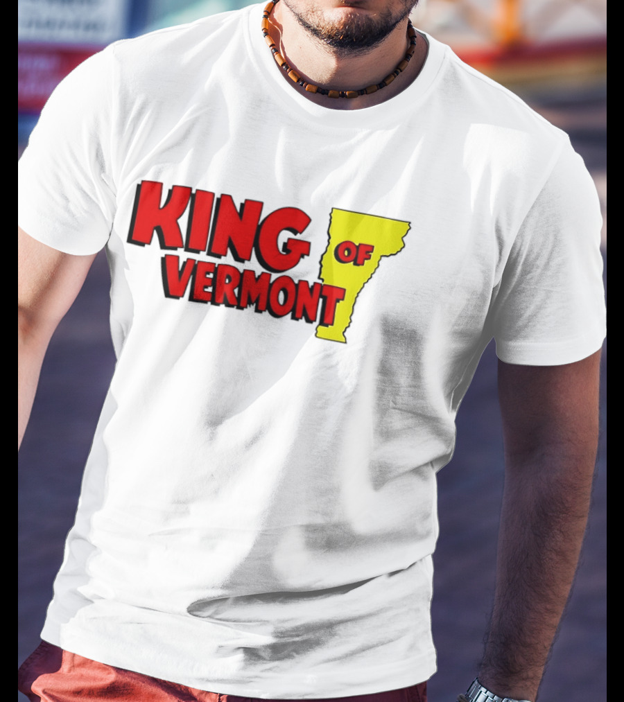 KING OF VERMONT Map T-Shirt