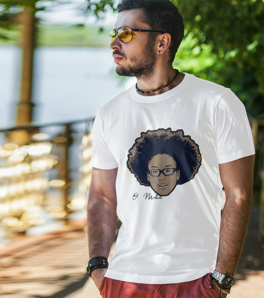 Olivia Miles Swag Afro Head WNBA Minnesota Lynx T-Shirt