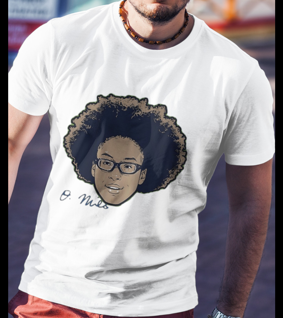 Olivia Miles Swag Afro Head WNBA Minnesota Lynx T-Shirt