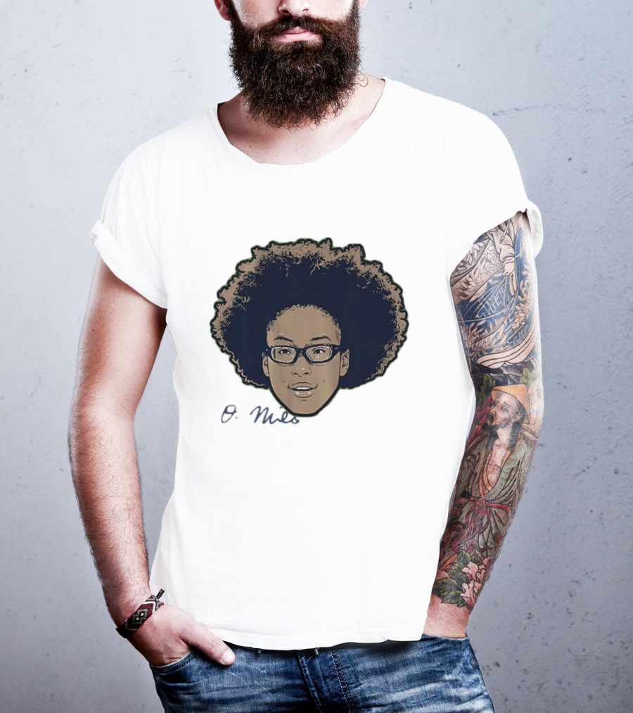 Olivia Miles Swag Afro Head WNBA Minnesota Lynx T-Shirt