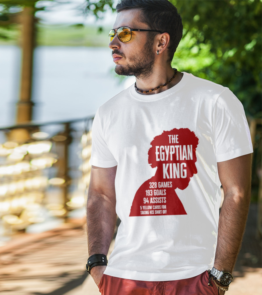 The Egyptian King Mohamed Salah 328 Games 159 Goals 94 Assists Liverpool FC Stats T-Shirt