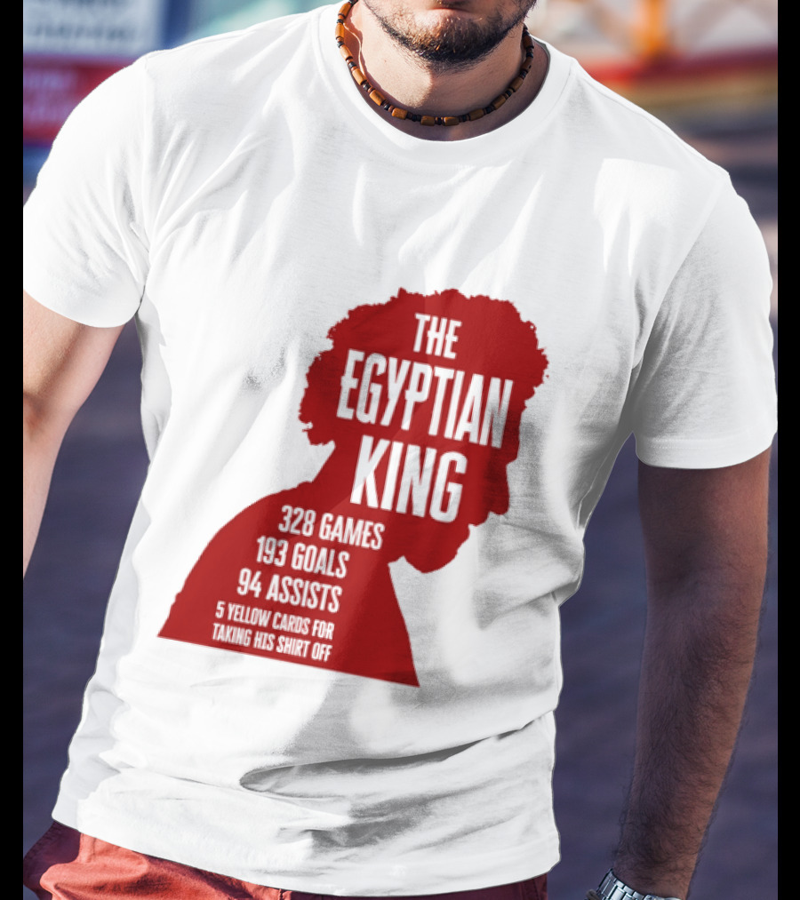 The Egyptian King Mohamed Salah 328 Games 159 Goals 94 Assists Liverpool FC Stats T-Shirt