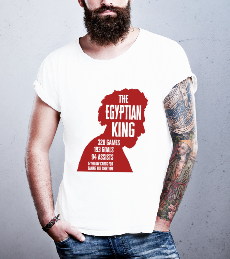 The Egyptian King Mohamed Salah 328 Games 159 Goals 94 Assists Liverpool FC Stats T-Shirt