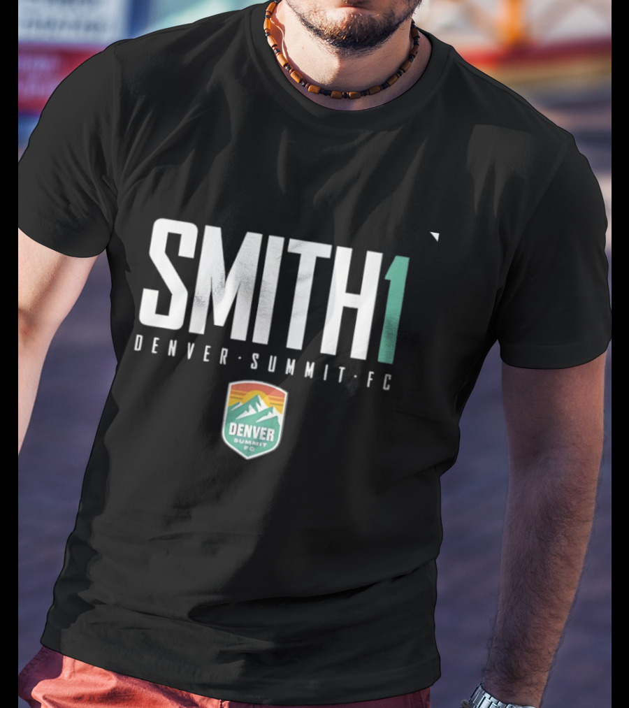 Denver Summit FC Smith 1 Elite Name And Number T-Shirt