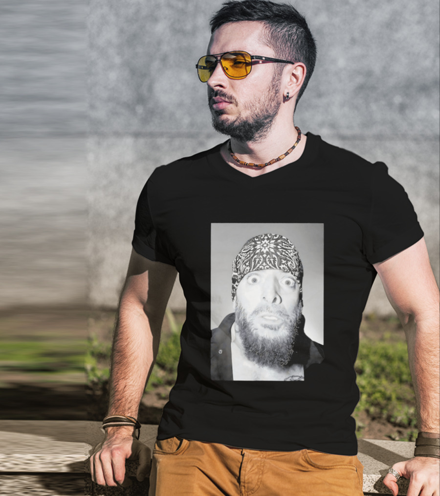 Mark Briscoe Yearbook Photo Bandana T-Shirt