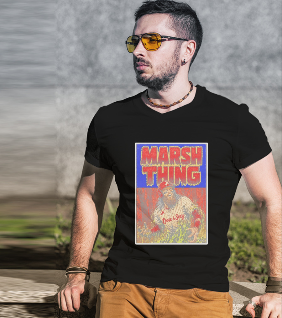 Marsh Thing Brandon Marsh Philadelphia Phillies Loose Sexy T-Shirt