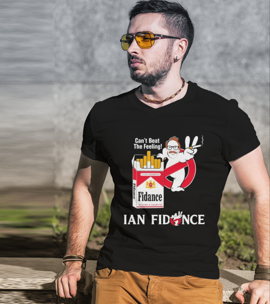 Ian Fidance Can't Beat The Feeling Ghostbusters Marlboro Cigarette T-Shirt