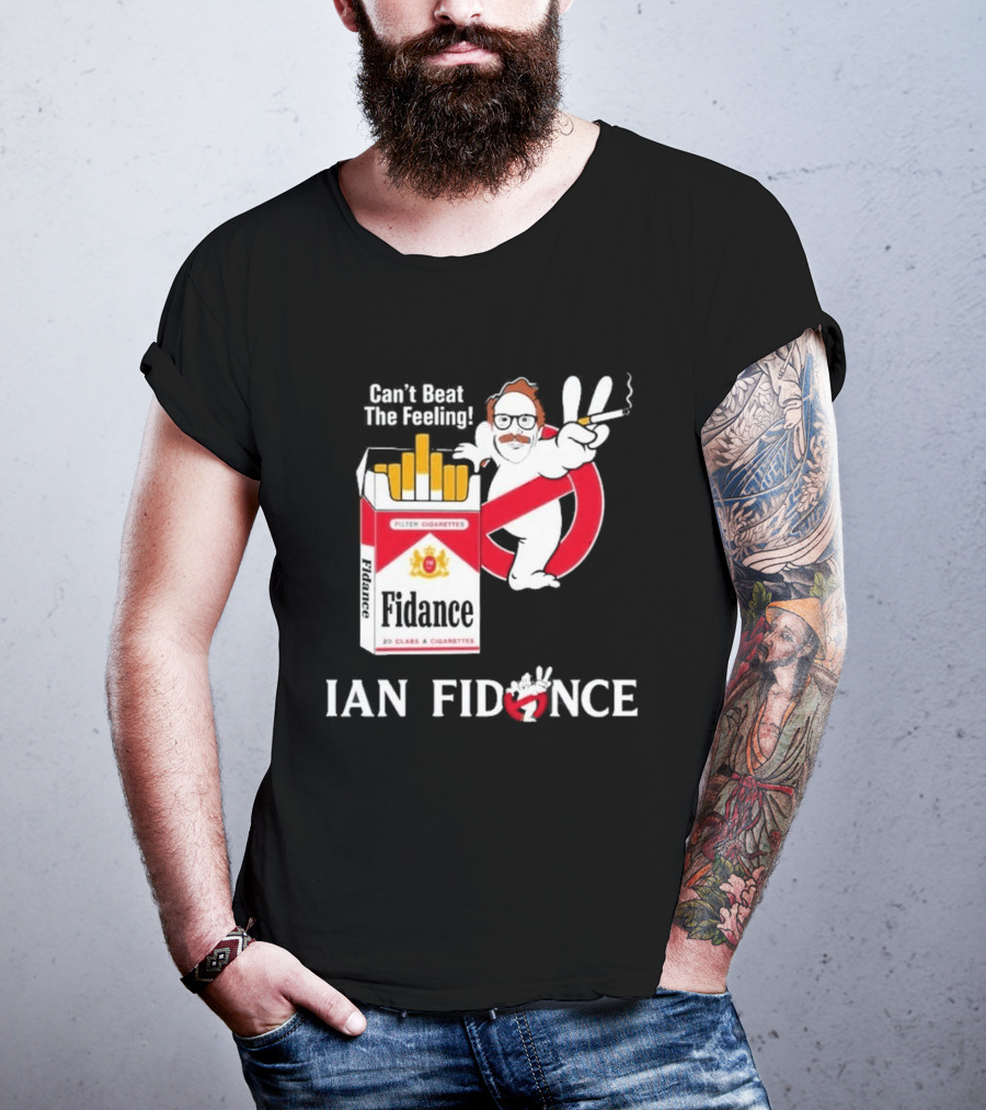 Ian Fidance Can't Beat The Feeling Ghostbusters Marlboro Cigarette T-Shirt