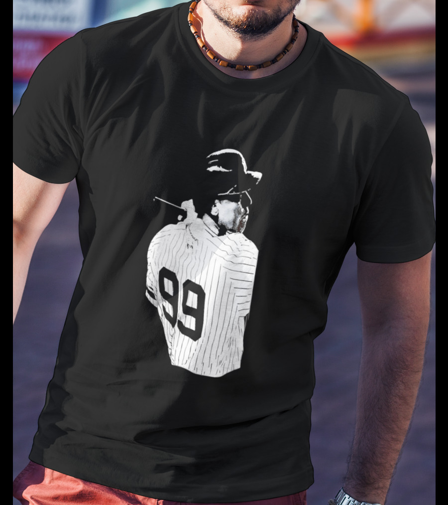 New York Yankees Aaron Judge 99 Pinstripes T-Shirt